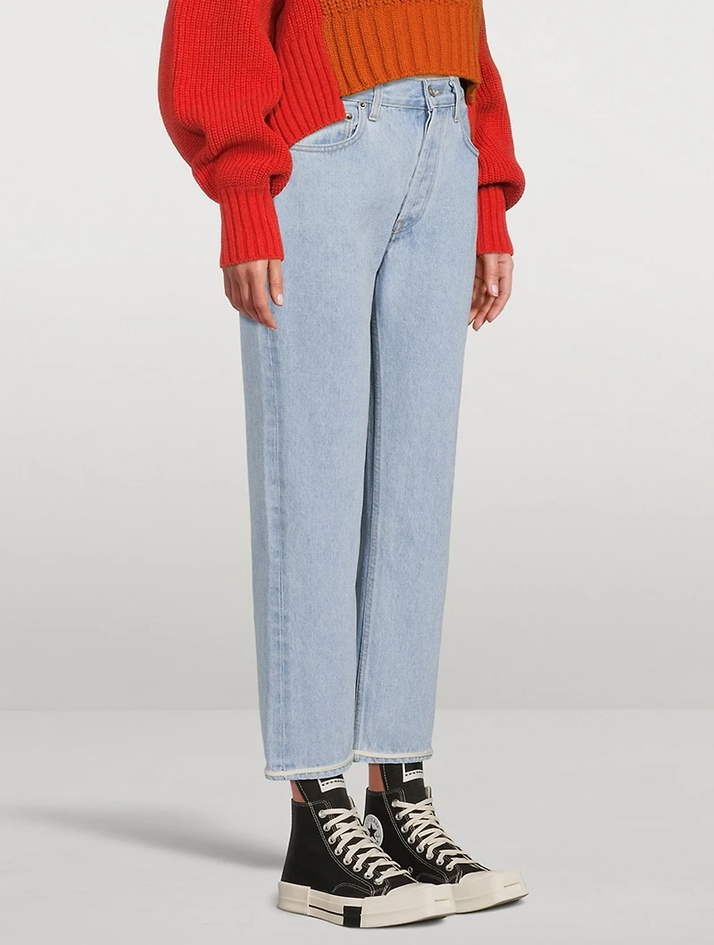 Beach Tate High-Waisted Straight Jeans