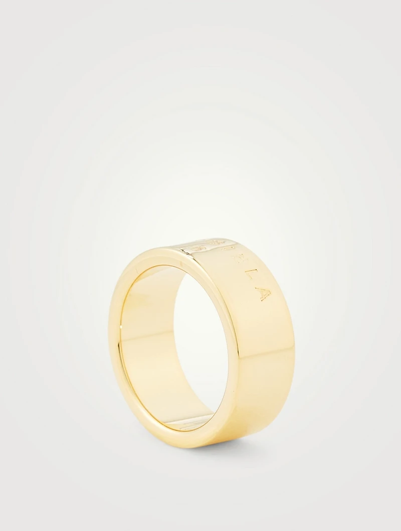 Minimal Logo Ring