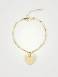 Heart Chain Bracelet