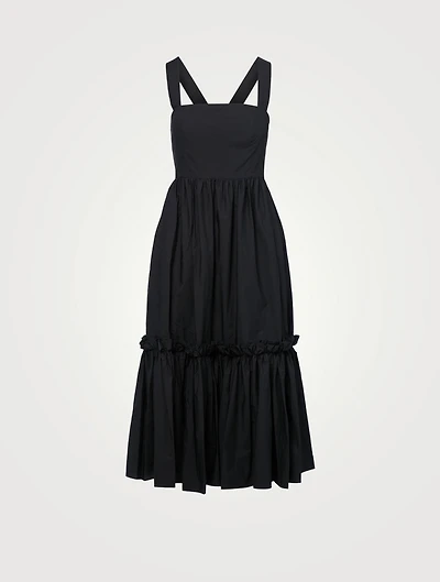 Julia Cotton Sleeveless Midi Dress