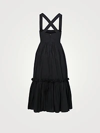 Julia Cotton Sleeveless Midi Dress