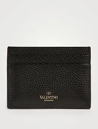 Rockstud Leather Card Holder