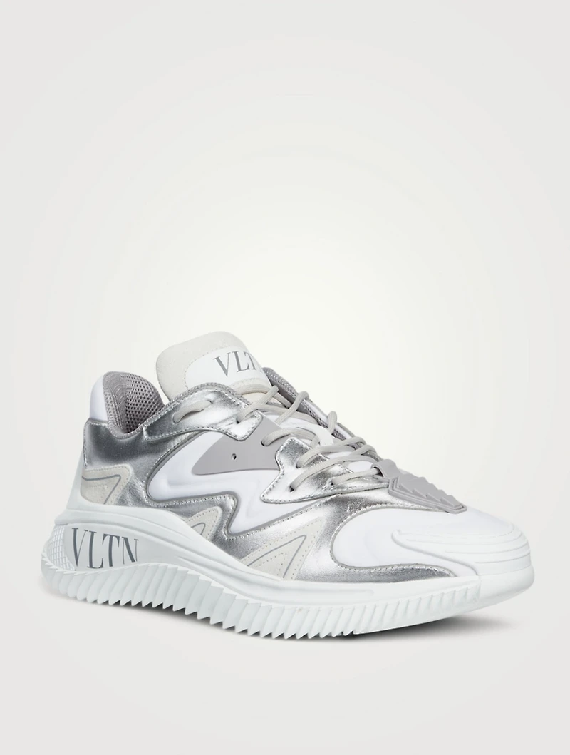 Wade Runner Neoprene And Fabric Sneakers