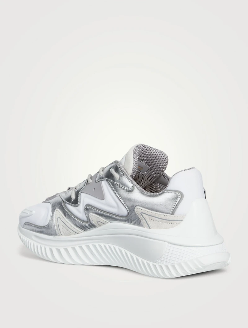Wade Runner Neoprene And Fabric Sneakers