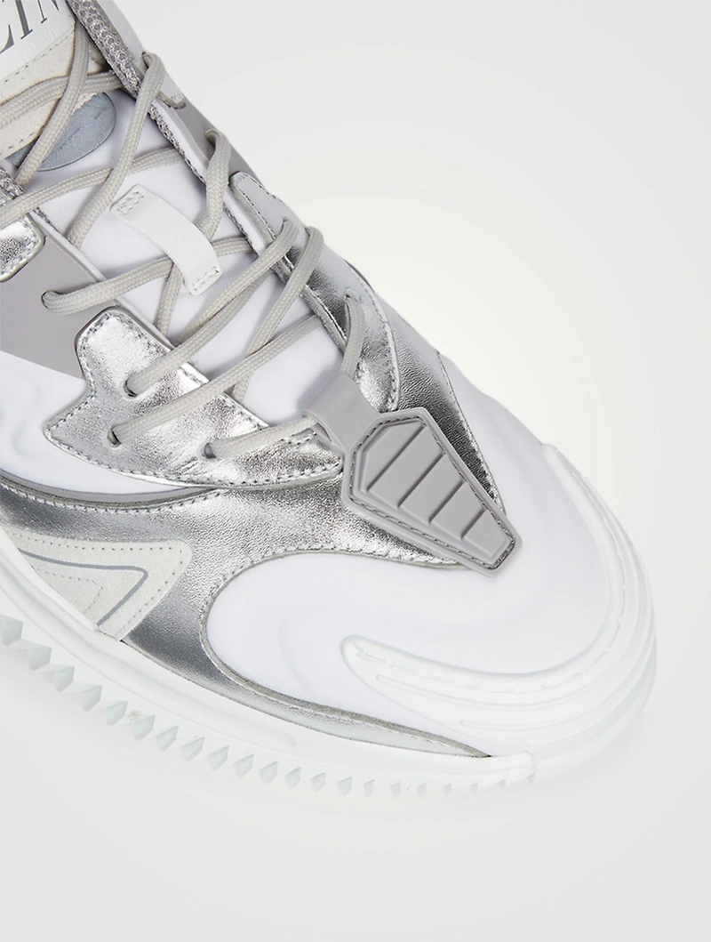 Wade Runner Neoprene And Fabric Sneakers