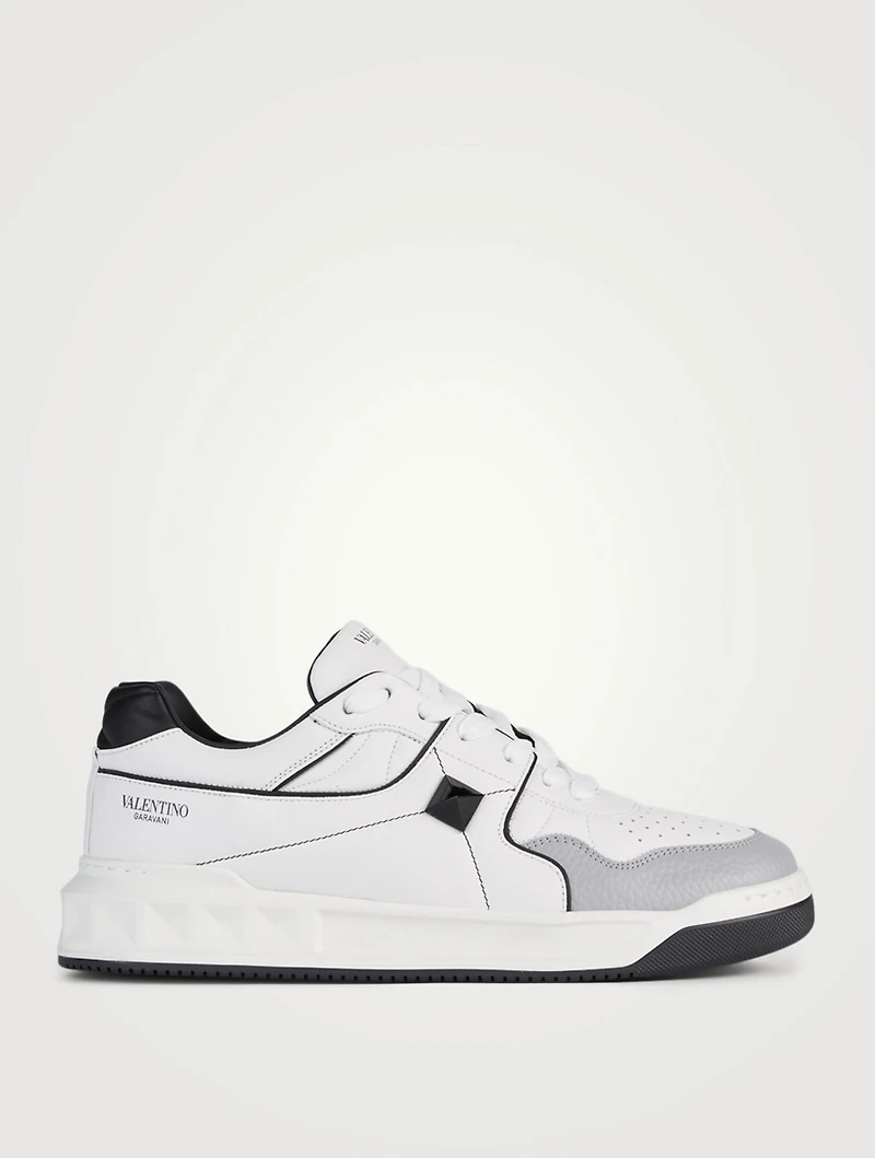 One Stud Leather Sneakers