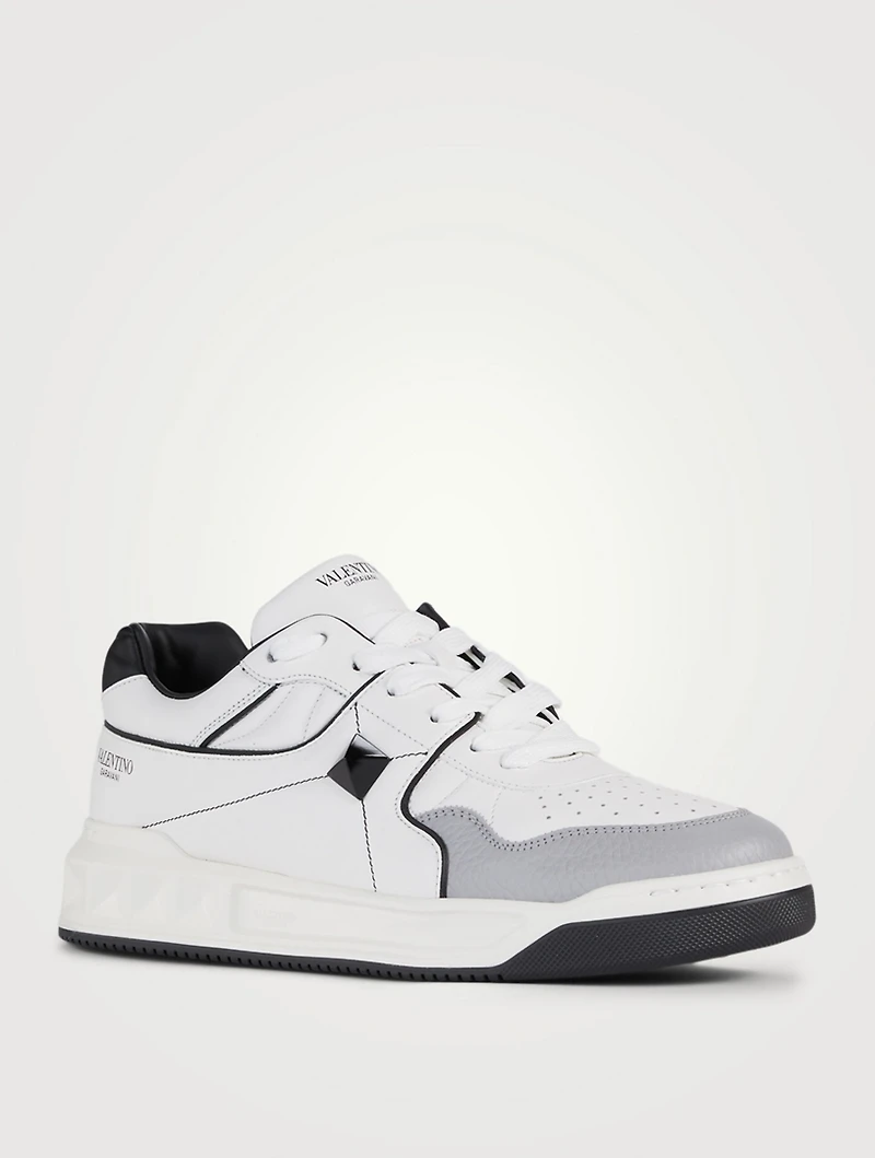 One Stud Leather Sneakers