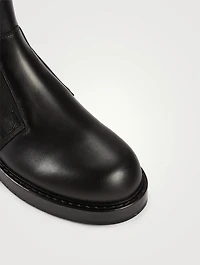VL7N City Leather Chelsea Boots With Band