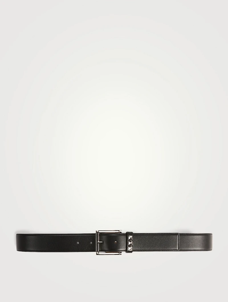 Rockstud Leather Belt