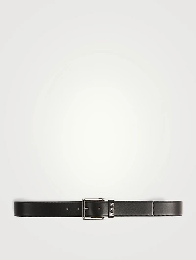 Rockstud Leather Belt