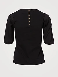 Radhika Bold-Shoulder Top