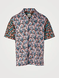 Short-Sleeve Camp Shirt Liberty Print