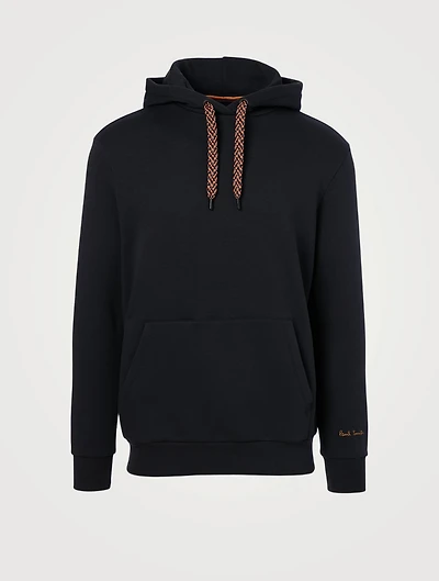 Cotton-Blend Hoodie With Gold Logo