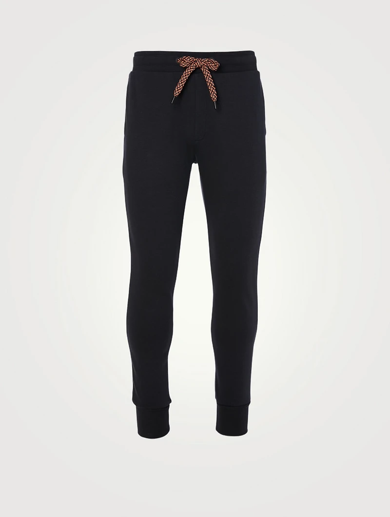 Cotton-Blend Drawstring Sweatpants