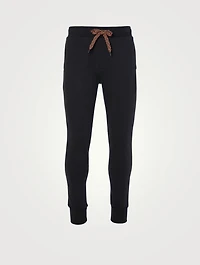 Cotton-Blend Drawstring Sweatpants