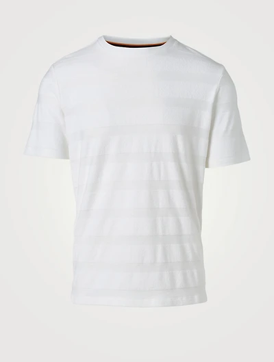 Terry Cloth Stripe T-Shirt