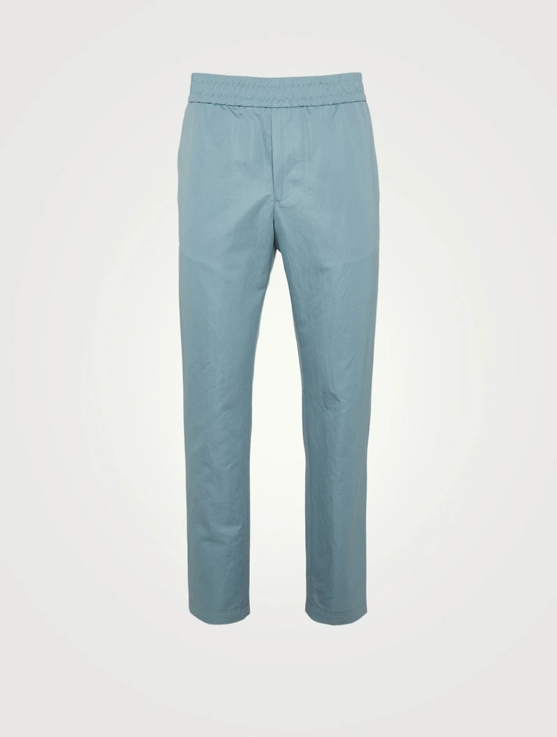 Cotton-Blend Pull-On Pants