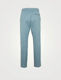 Cotton-Blend Pull-On Pants