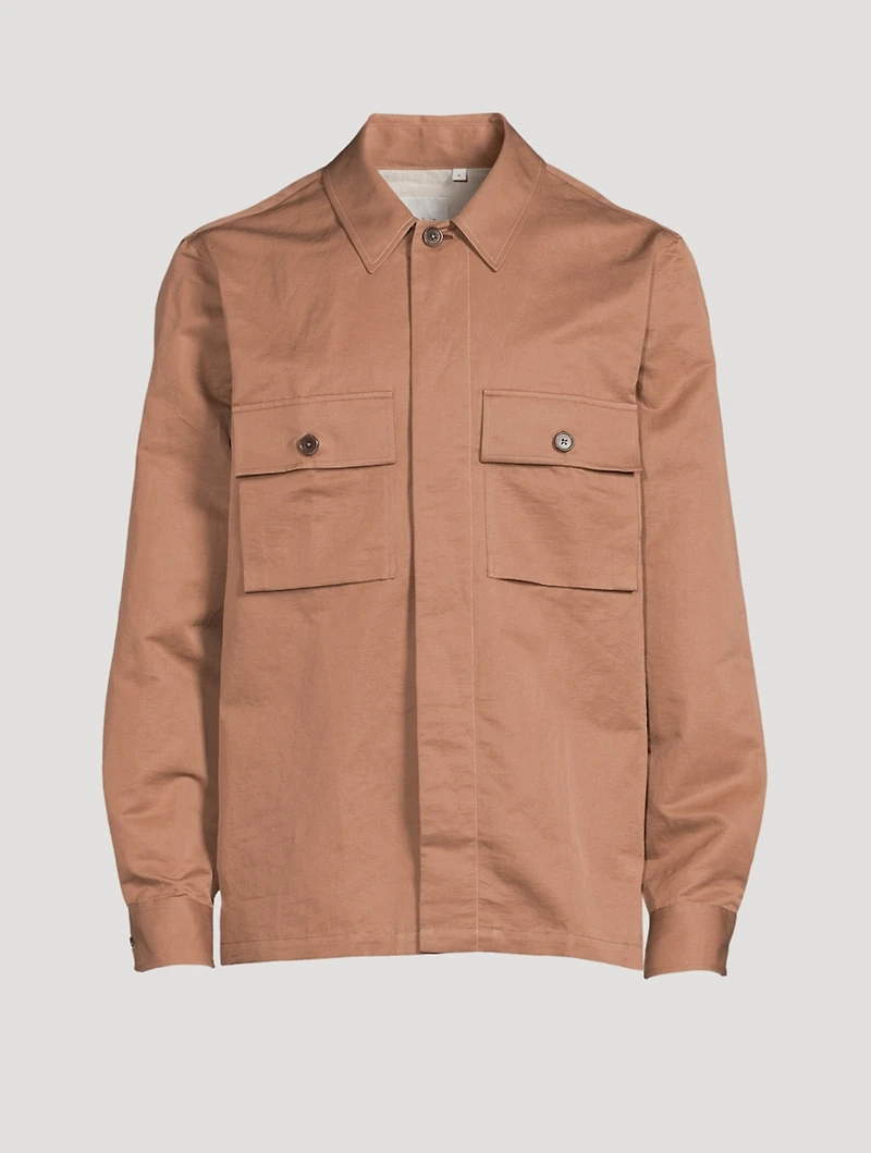 Cotton-Blend Overshirt