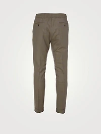 Wool And Silk Pants Houndstooth Print