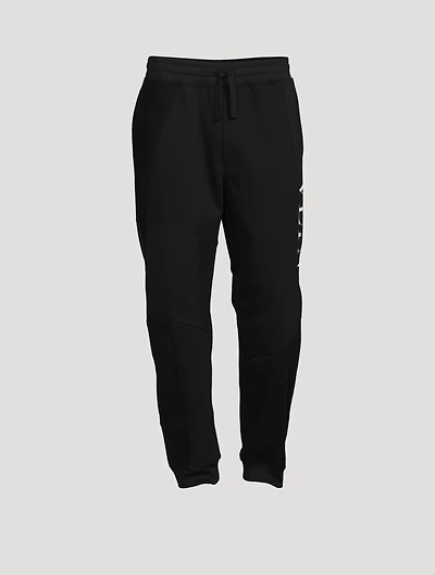 Cotton Patchwork Sweatpants With VLTN Logo