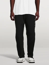 Cotton Patchwork Sweatpants With VLTN Logo