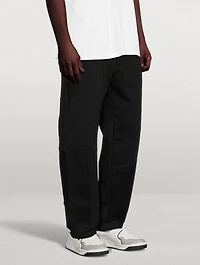 Cotton Patchwork Sweatpants With VLTN Logo