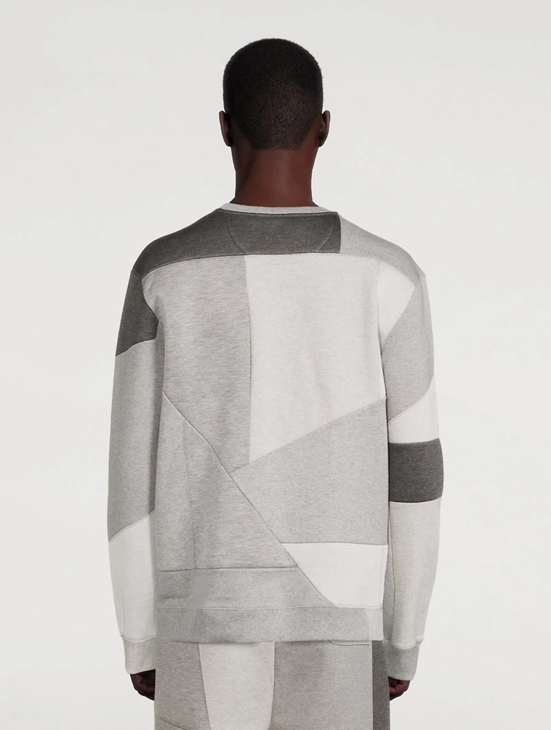 VLTN Cotton Patchwork Sweatshirt