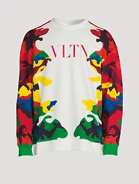 VLTN Sweatshirt Camo Print