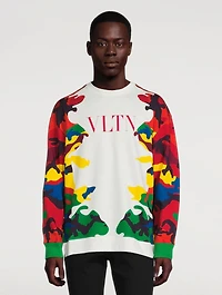 VLTN Sweatshirt Camo Print