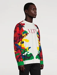 VLTN Sweatshirt Camo Print