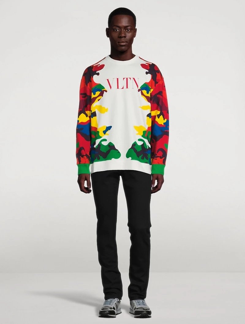 VLTN Sweatshirt Camo Print