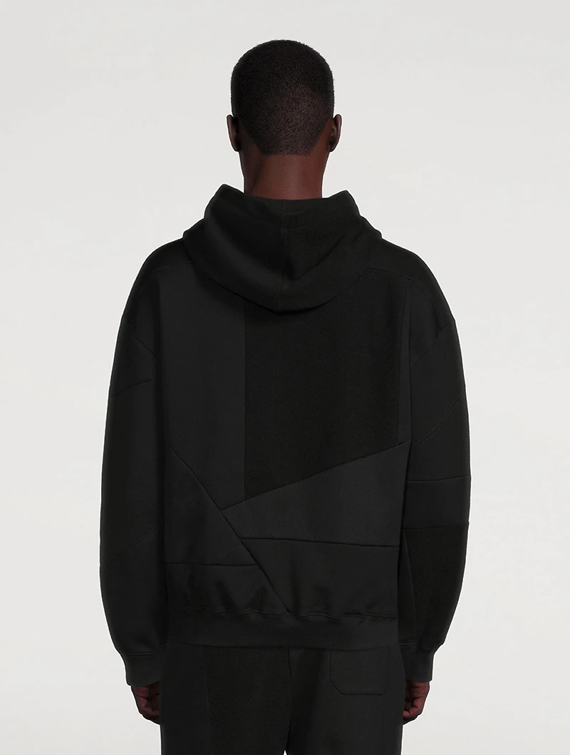 Cotton Patchwork Sweatshirt With VLTN Logo