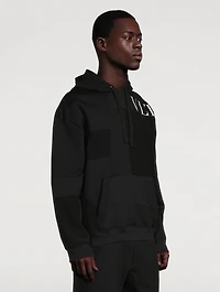 Cotton Patchwork Sweatshirt With VLTN Logo