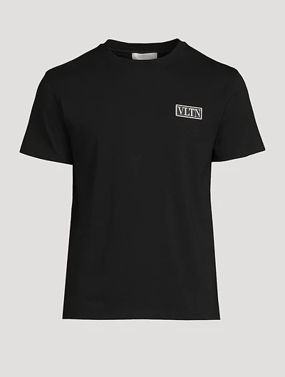 Cotton T-Shirt With VLTN Tag
