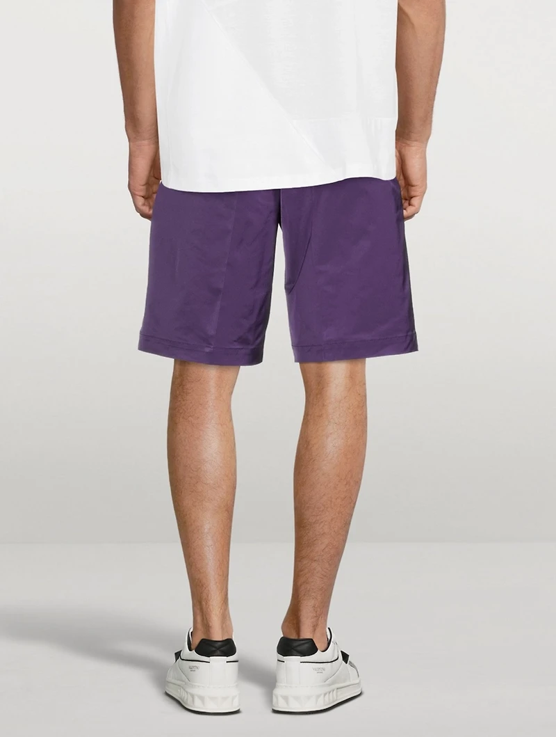Silk Bermuda Shorts