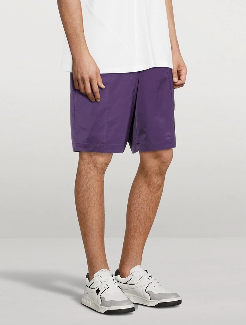 Silk Bermuda Shorts