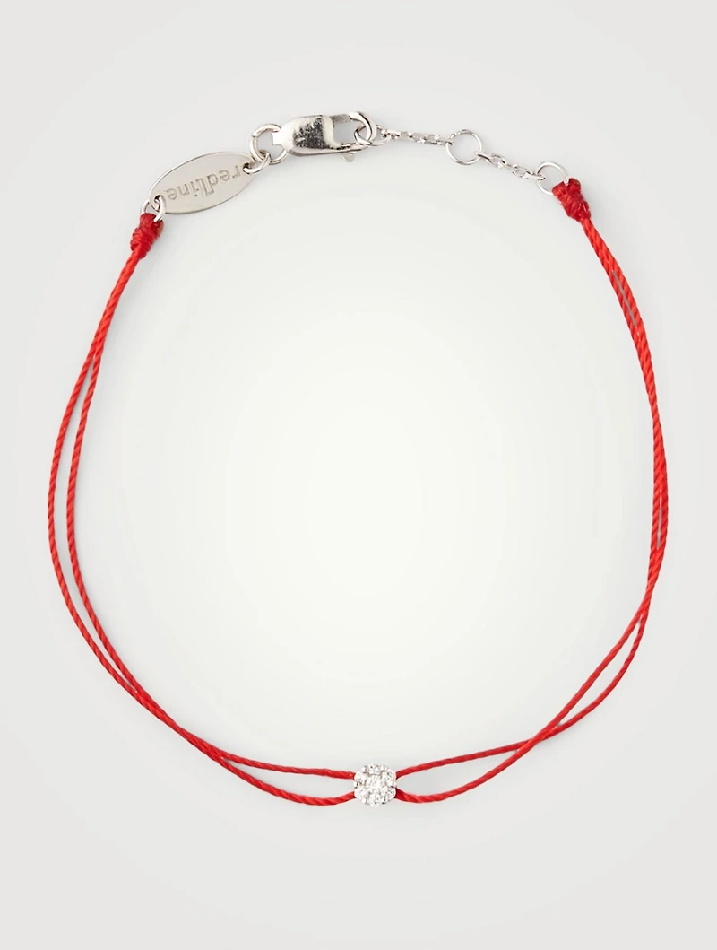 Illusion 18K Gold Twin Strings Bracelet With Diamonds