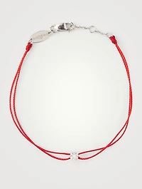 Illusion 18K Gold Twin Strings Bracelet With Diamonds