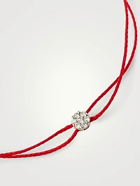 Illusion 18K Gold Twin Strings Bracelet With Diamonds