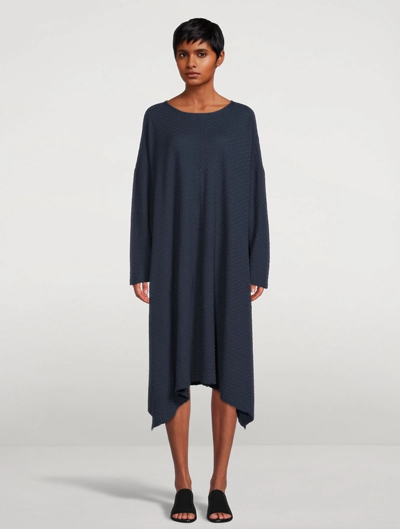 Linen And Cashmere Sweater Dress