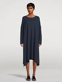 Linen And Cashmere Sweater Dress