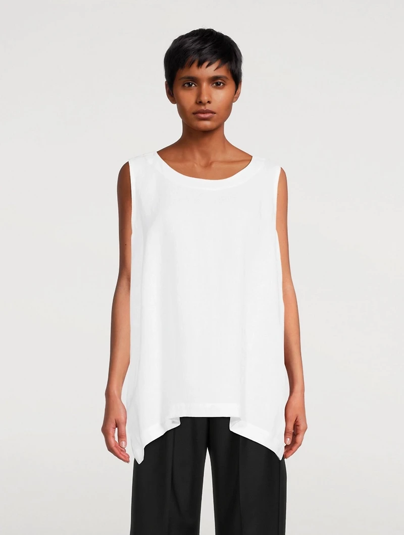 Linen A-Line Top