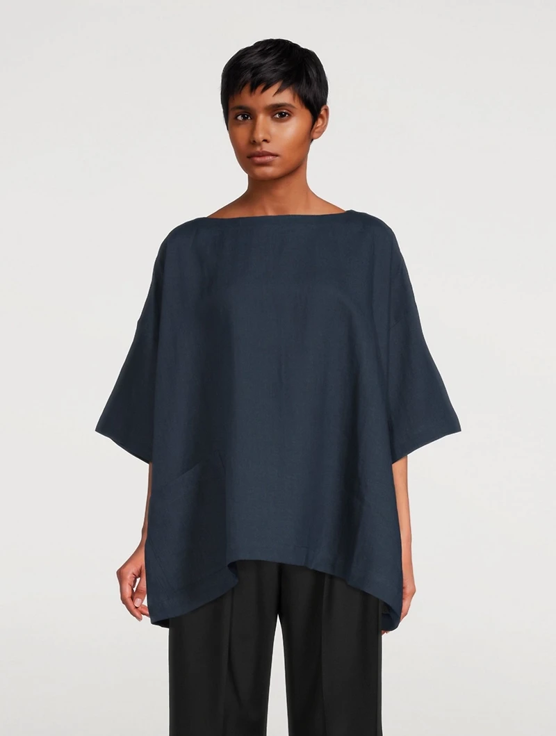 Linen A-Line T-Shirt