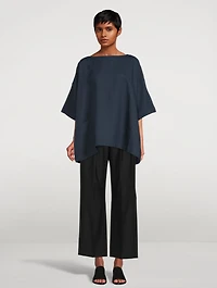 Linen A-Line T-Shirt