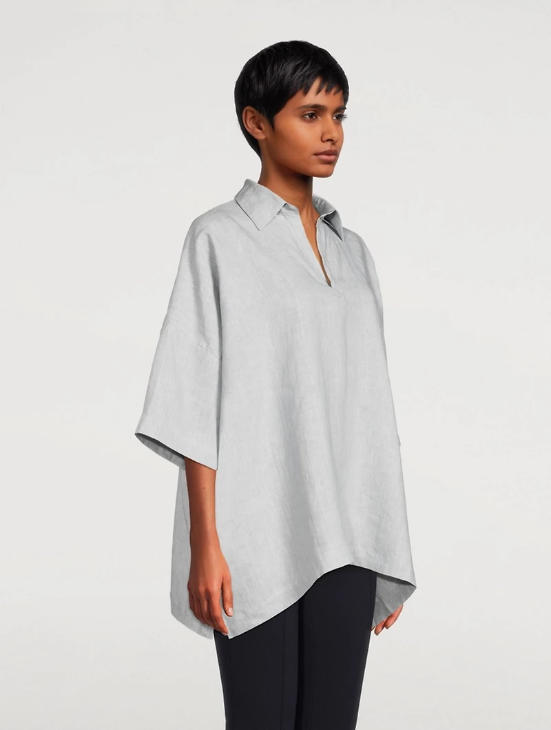 Linen Tunic Shirt