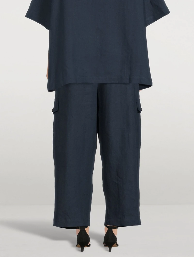 Japanese Linen Cargo Pants