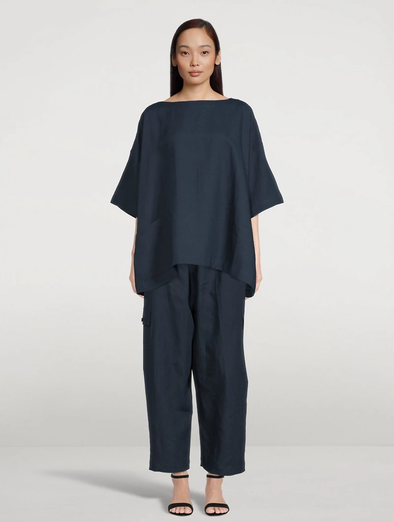 Japanese Linen Cargo Pants
