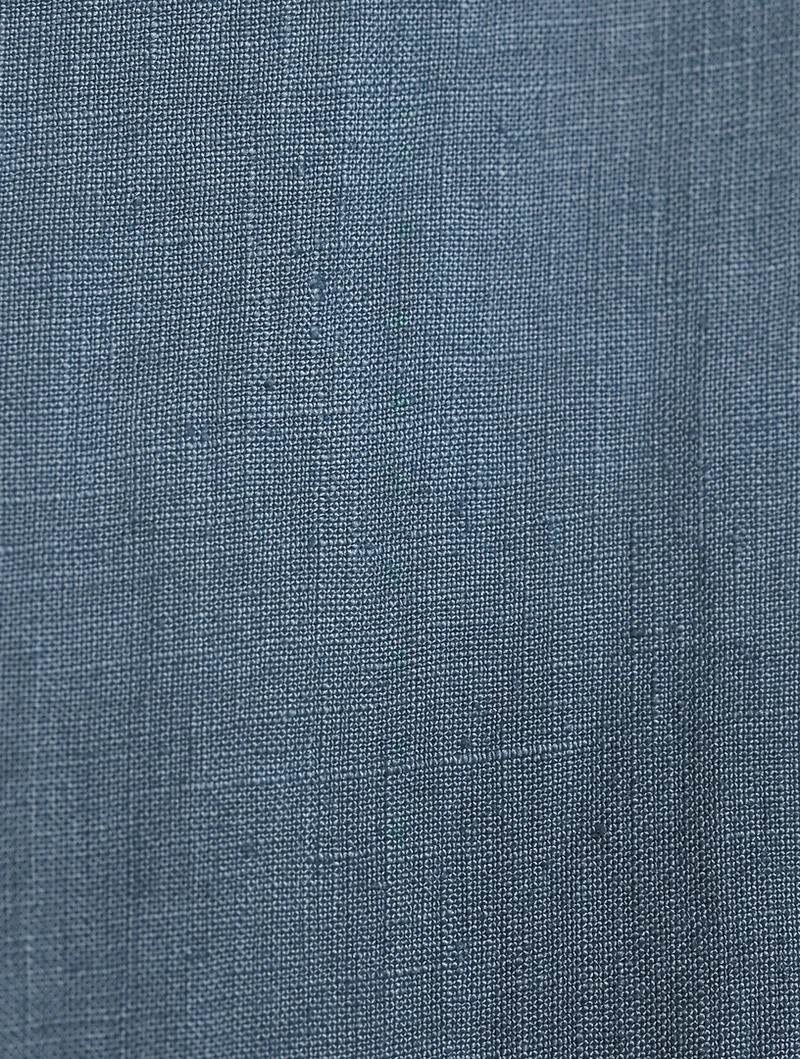 Linen Long-Sleeve Shirt Dress