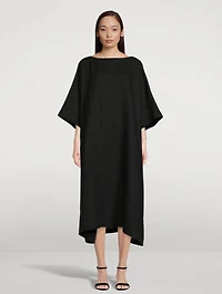 Linen Midi T-Shirt Dress